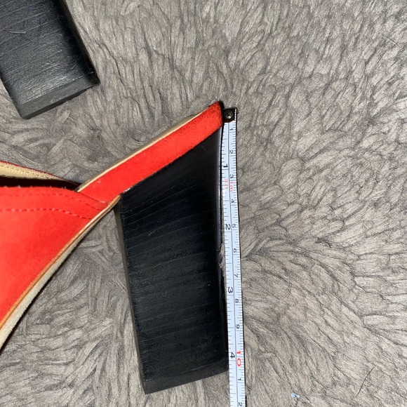 NWOB Ayede Serena Red Suede Mule Size 9.5 / 40.5EU - Picture 3 of 7